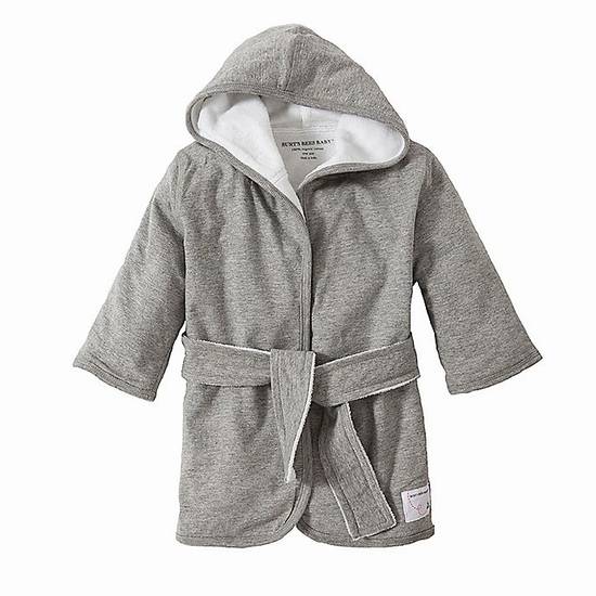 Order Burt's Bees Baby® Organic Cotton Knit Terry Robe in Grey food online from Buybuy Baby store, Whitehall on bringmethat.com