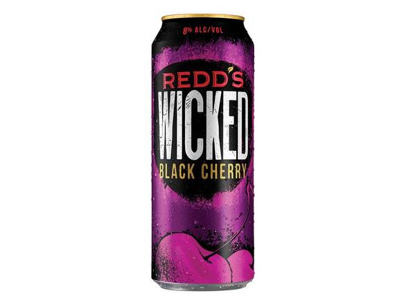 Order Redd's Wicked Black Cherry - 24oz Can food online from Kirby Food & Liquor store, Champaign on bringmethat.com