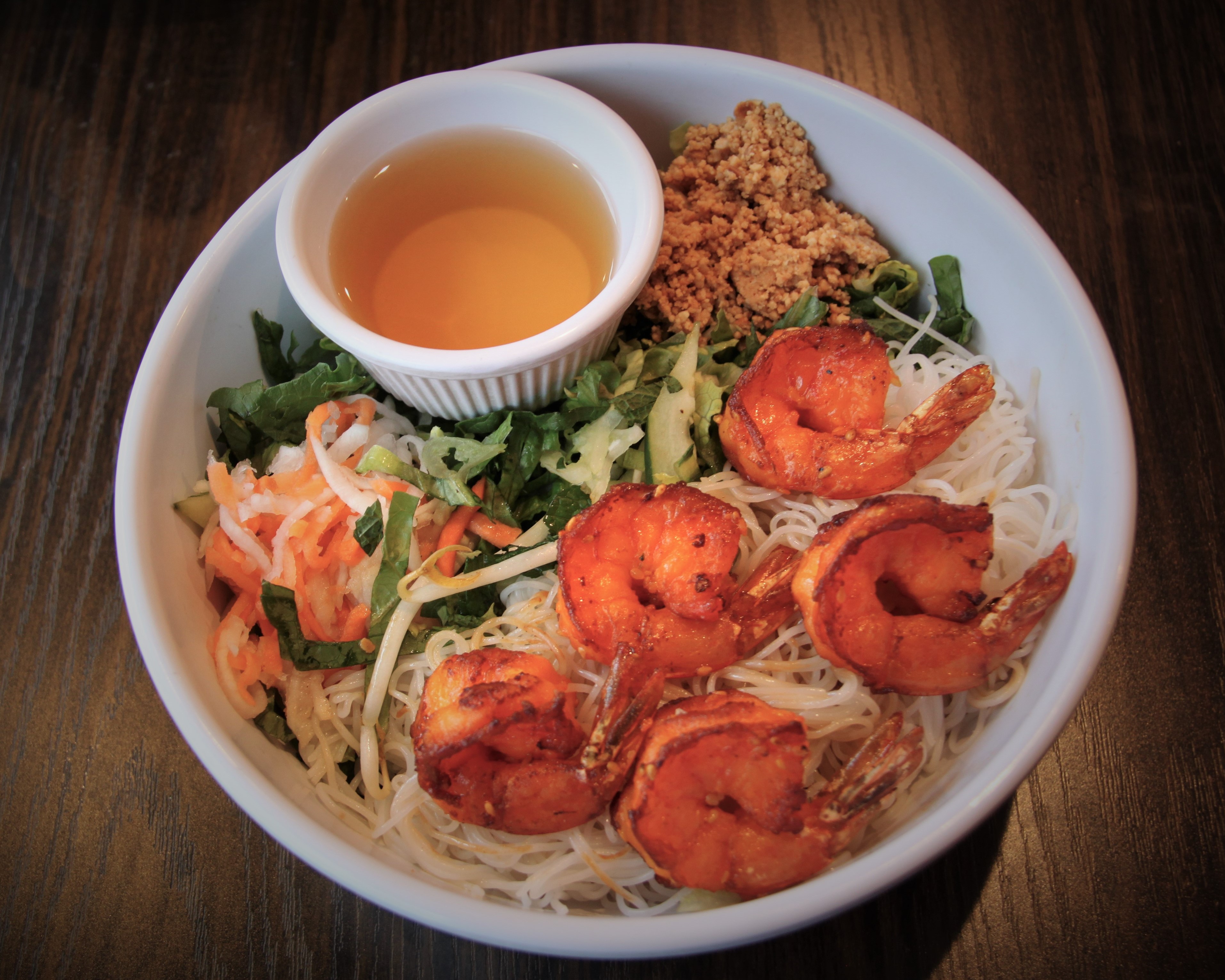 Order N7 Noodles with Shrimp food online from Indochine store, New Brunswick on bringmethat.com