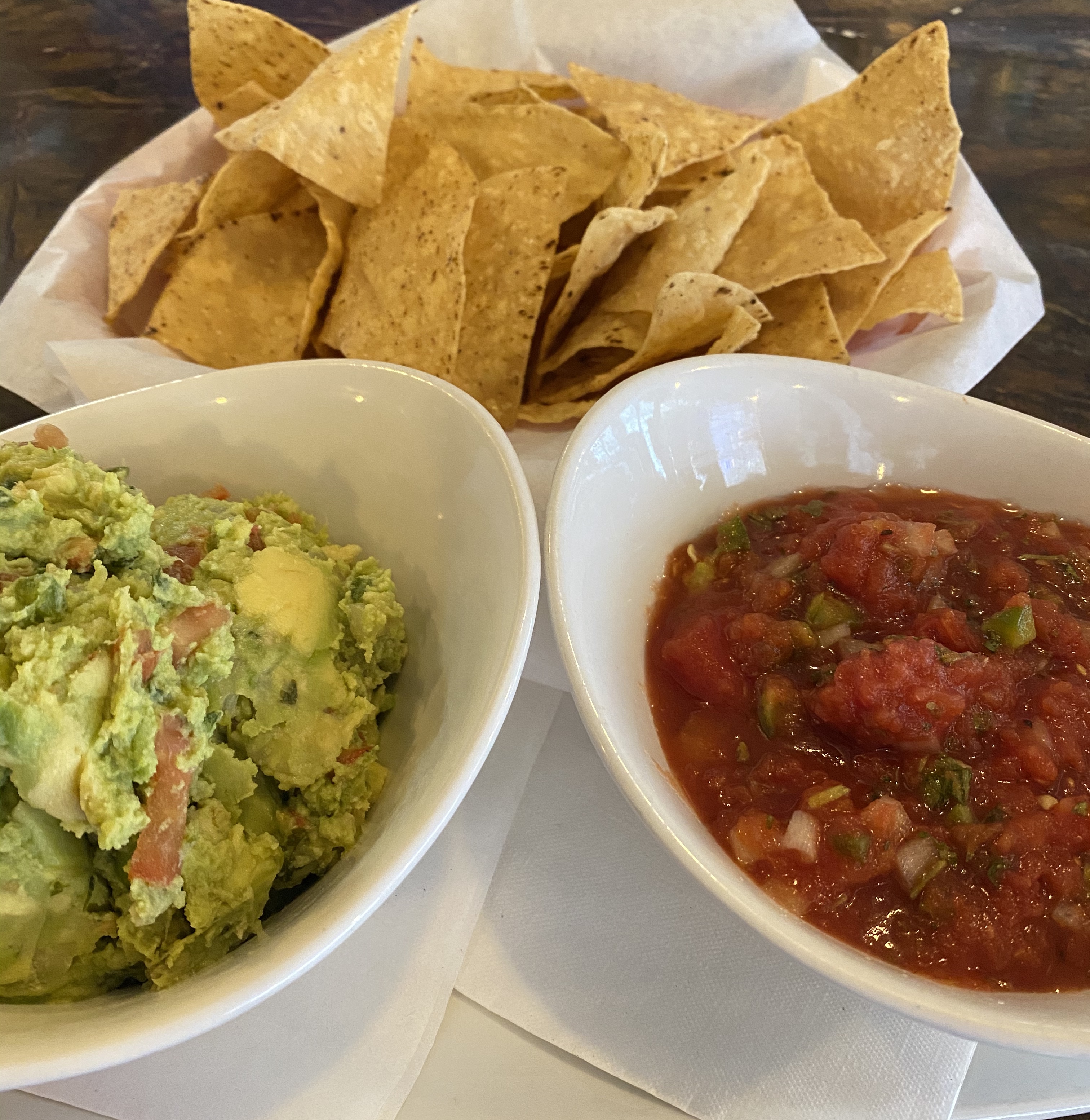 Order Guacamole, Salsa and Chips food online from The Cow / An Eatery store, Morrison on bringmethat.com