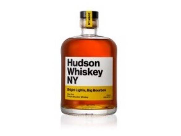 Order Hudson Bright Lights, Big Bourbon Whiskey - 750ml Bottle food online from Josh Wines & Liquors Inc store, New York on bringmethat.com