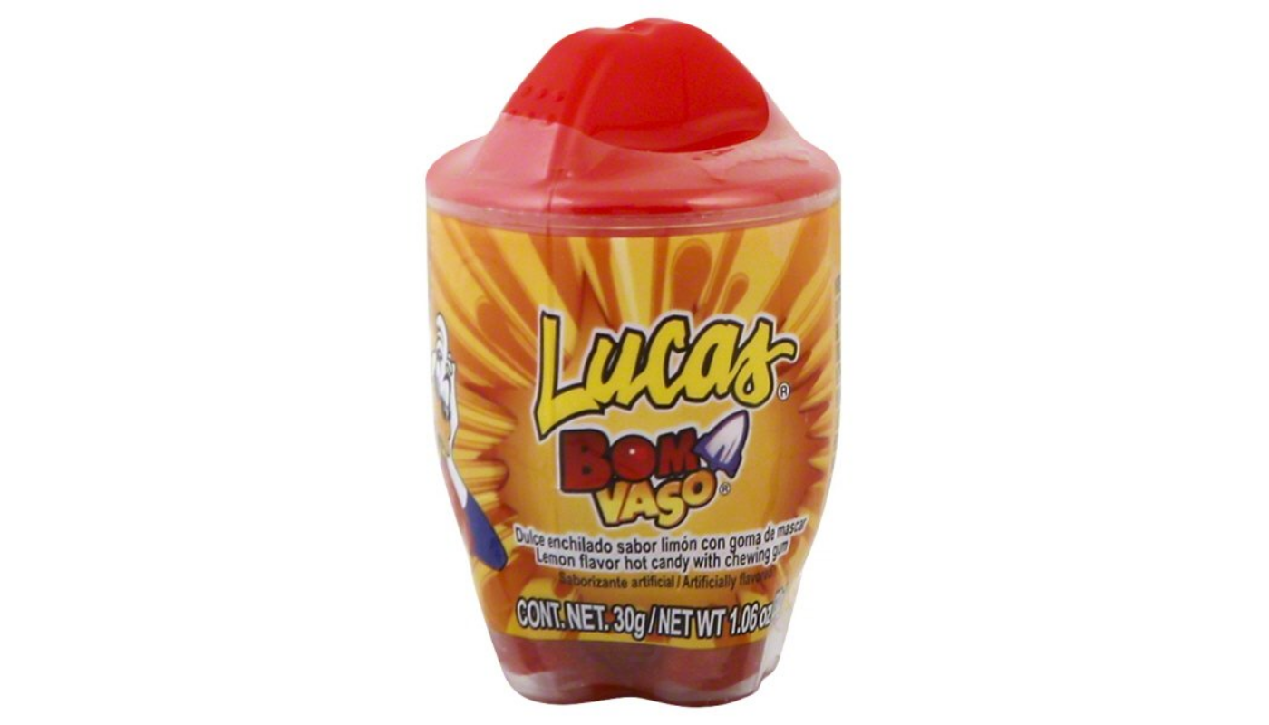 Order Lucas Bom Vaso Candy 1.06 oz food online from Liquor Palace store, Burbank on bringmethat.com
