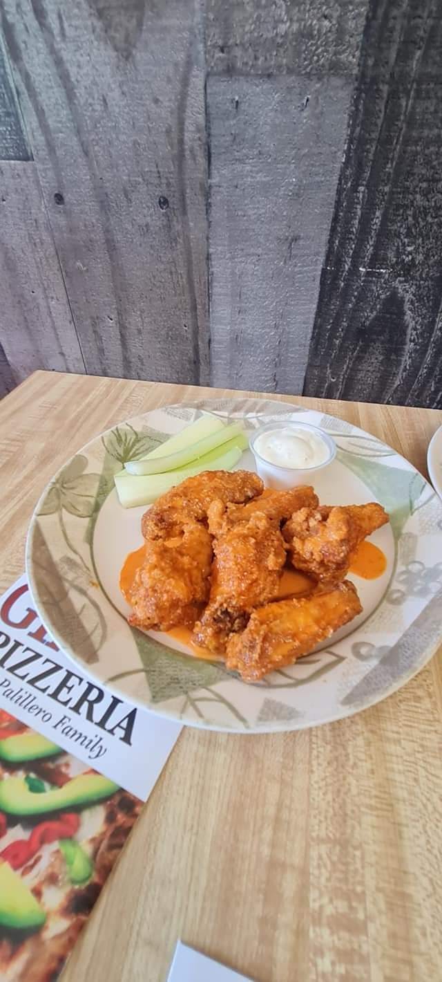 Order Buffalo Chicken Wings - 6 Pieces food online from Gino Pizza store, Lindenwold on bringmethat.com