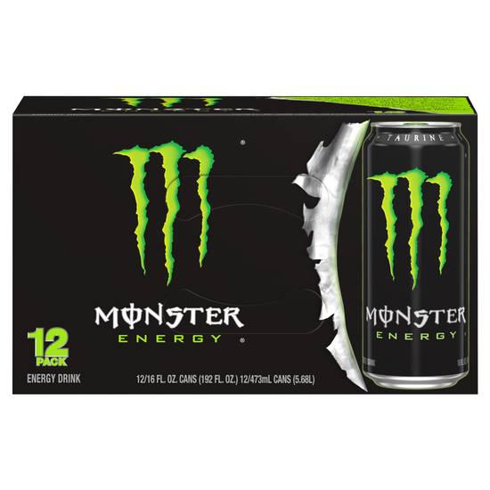 Order Monster Energy (16 oz x 12 ct) food online from Rite Aid store, Girard on bringmethat.com
