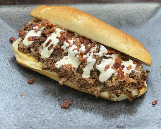 Order Bacon Ranch Cheesesteak food online from Burnie Deli On Main store, Aliquippa on bringmethat.com