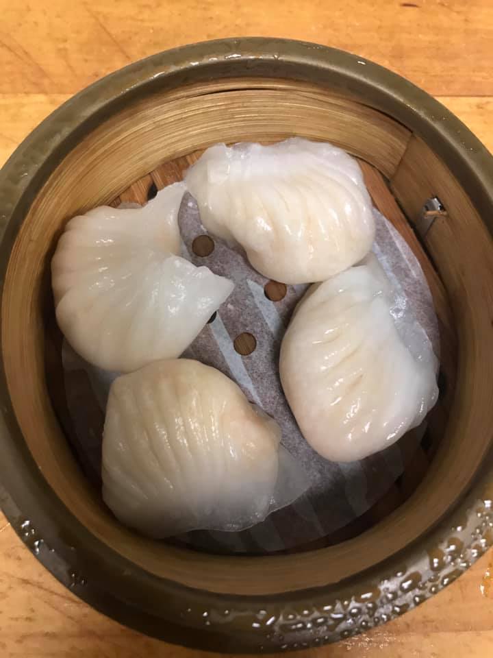 Order 10. Jumbo Shrimp Dumpling (4) food online from Hong Kong Tea House store, Salt Lake City on bringmethat.com