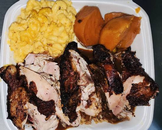 Order Dark Jerk Chicken Dinner food online from Lickle Jamaica Restaurant store, Maywood on bringmethat.com