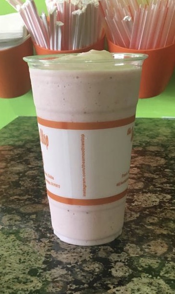 Order Strawberry Banana Smoothie food online from The Smoothie Stop store, La Canada Flintridge on bringmethat.com