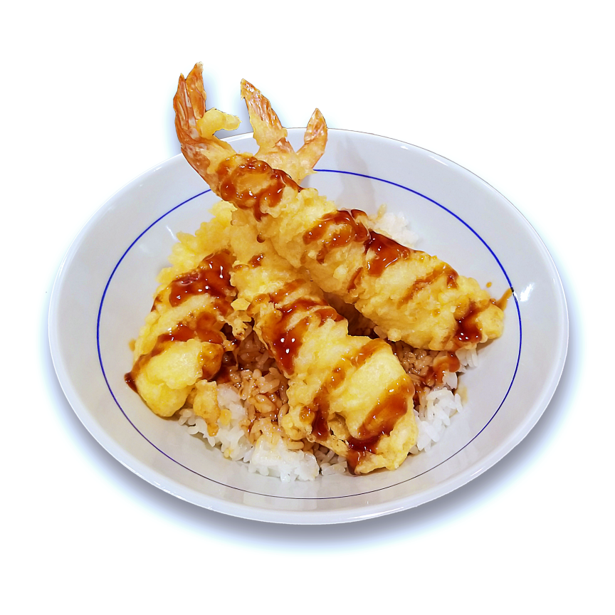 Order Shrimp Tempura Bowl food online from Tsurumaru Udon Honpo store, Los Angeles on bringmethat.com