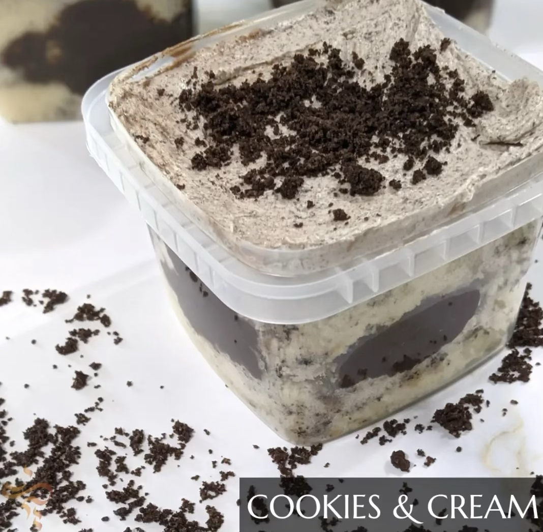 Order Cookies & Cream Cake Cubed food online from Zaitoon Kitchen store, Latham on bringmethat.com