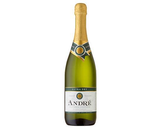 Order Andre Extra Dry, 750mL champagne (9.5% ABV) food online from Signal Liquor store, Signal Hill on bringmethat.com