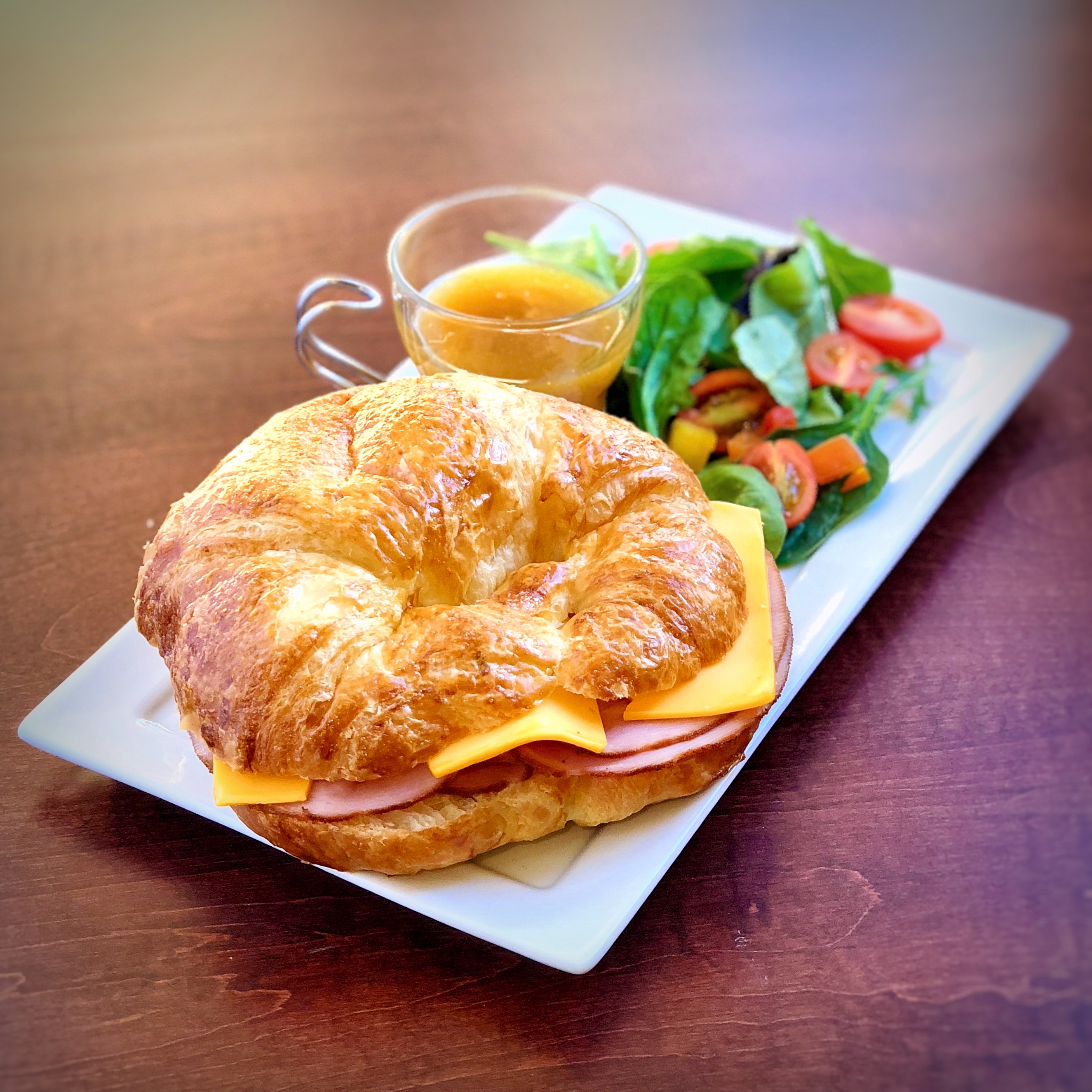 Order Ham & Cheese Croissant food online from Tribute Coffee store, Garden Grove on bringmethat.com