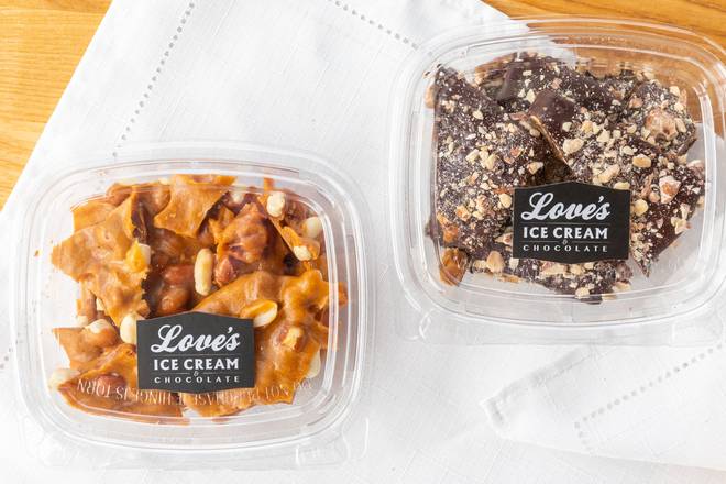 Order Almond Buttercrunch Toffee food online from Love's Ice Cream store, Grand Rapids on bringmethat.com