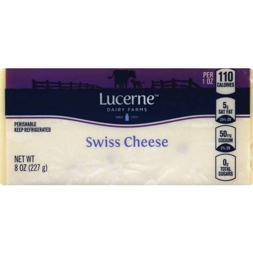 Order Lucerne · Swiss Cheese (8 oz) food online from Safeway store, Salem on bringmethat.com