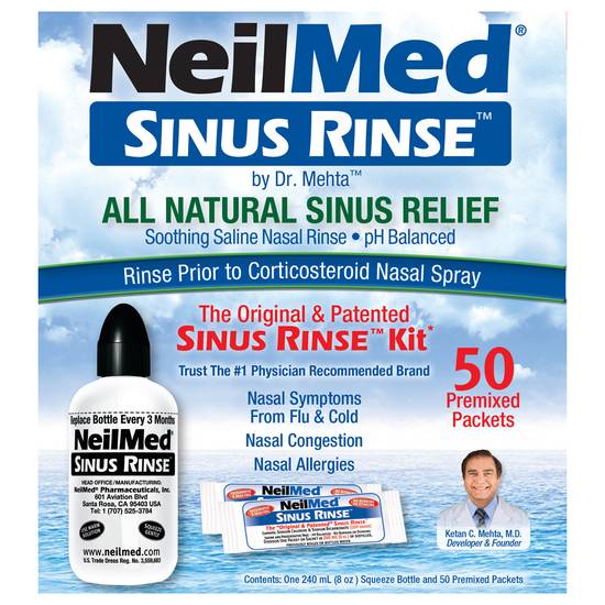 Order NeilMed Sinus Rinse Kit (1 ct) food online from Rite Aid store, Mckinleyville on bringmethat.com