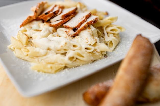 Order Smoked Chicken Alfredo food online from Holy Pie Pizzeria store, Garden City on bringmethat.com