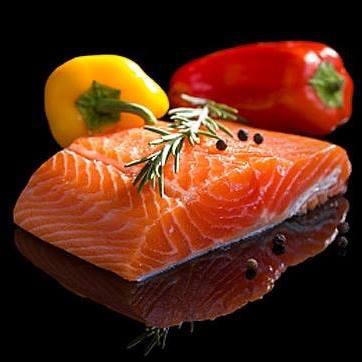 Order 23. Broiled Salmon Platter food online from Cameron seafood store, Rockville on bringmethat.com