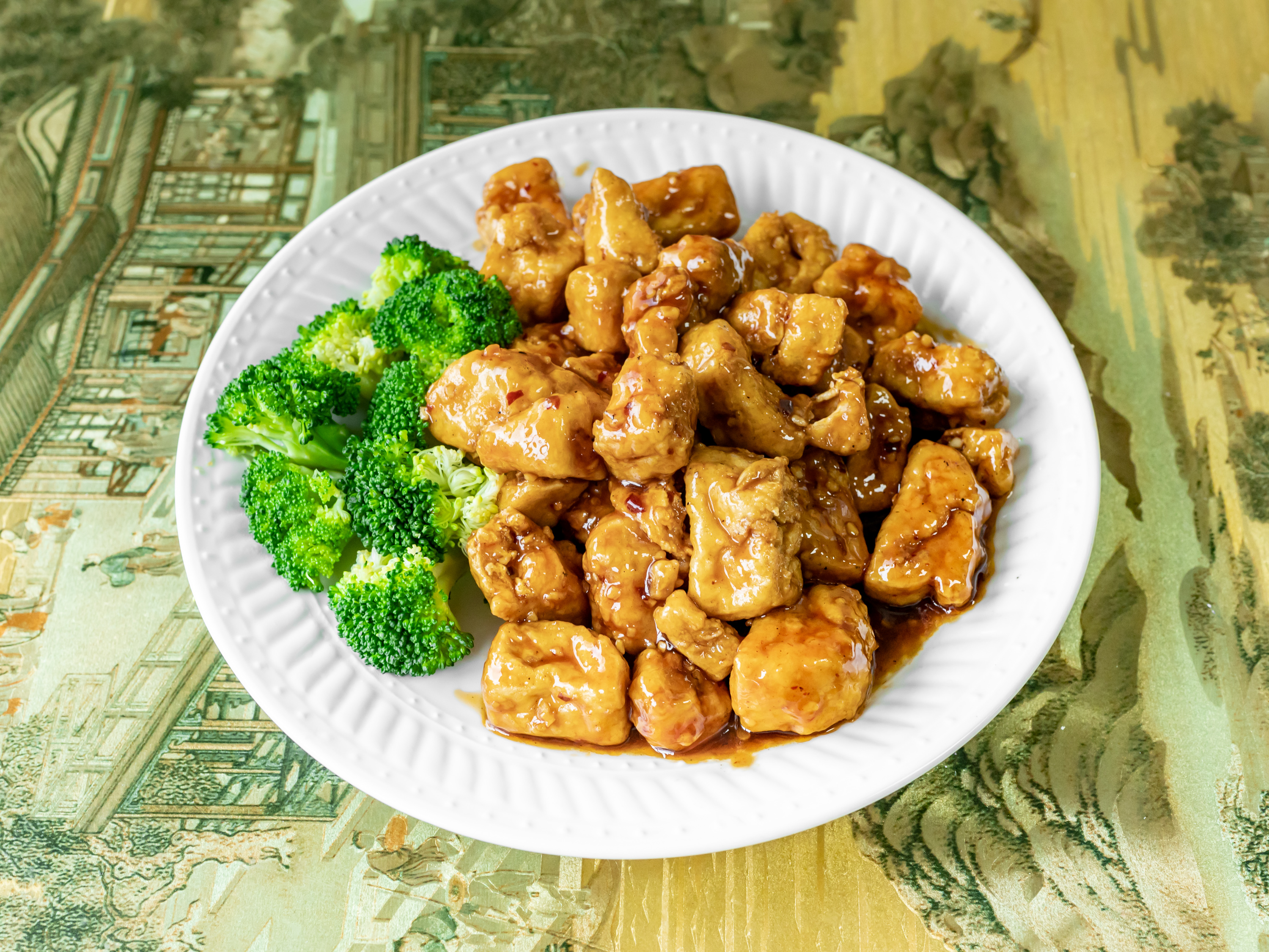 Order 113. General Tso's Tofu food online from New Rooster Kitchen store, Mastic Beach on bringmethat.com