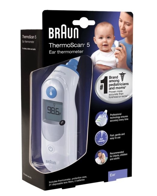 Order Braun Thermoscan5 Ear Thermometer food online from Rite Aid store, MILLER PLACE on bringmethat.com