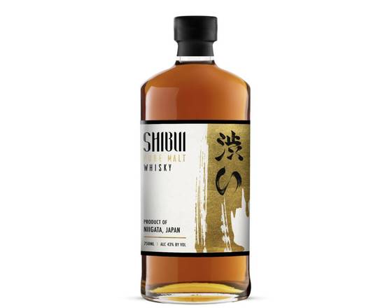 Order SHIBUI Pure Malt, 750mL japan whiskey (43.0% ABV) food online from Cold Spring Liquor store, Liberty Hill on bringmethat.com