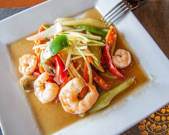 Order Ginger food online from Amazing Thai store, Jacksonville on bringmethat.com