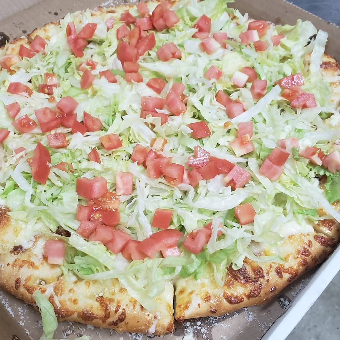 Order BLT Pizza - Small (6 Pieces) food online from Zino's Subs Pizza & Catering store, Livonia on bringmethat.com