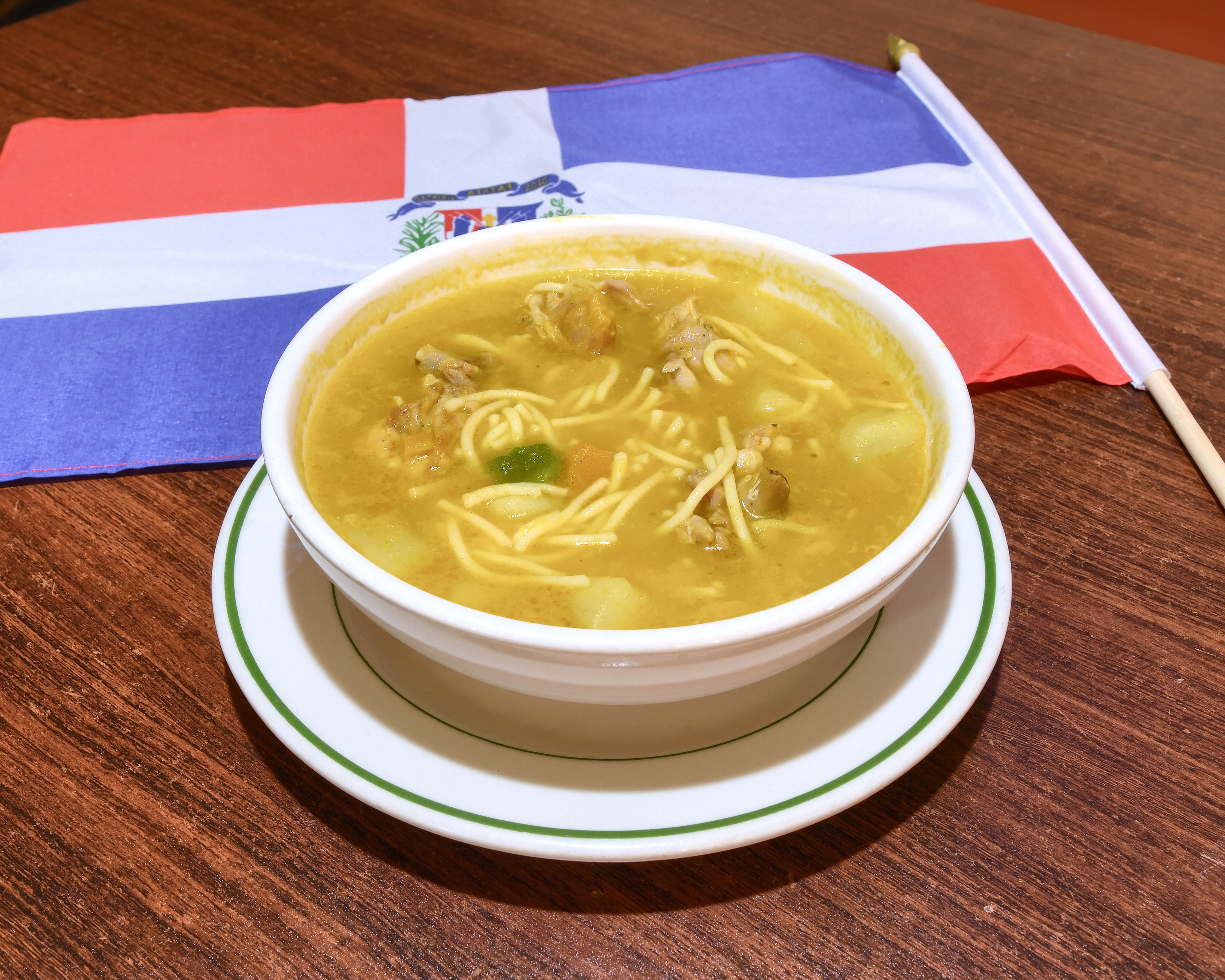 Order Sopa de pollo (chicken soup) food online from Tropical Point Restaurant store, Nashua on bringmethat.com