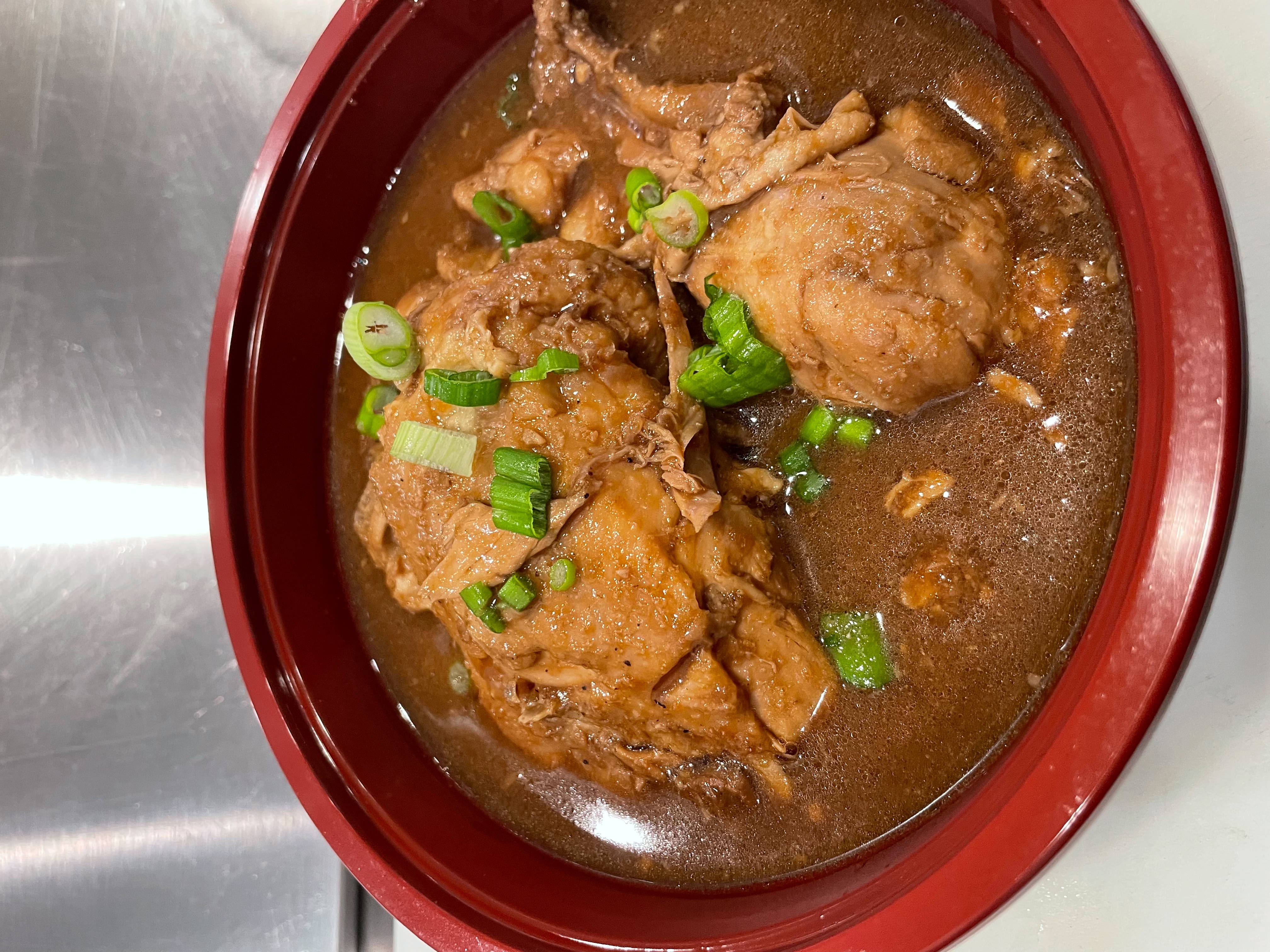 Order Chicken Adobo food online from Apong's Philly Steak store, Rancho Mirage on bringmethat.com