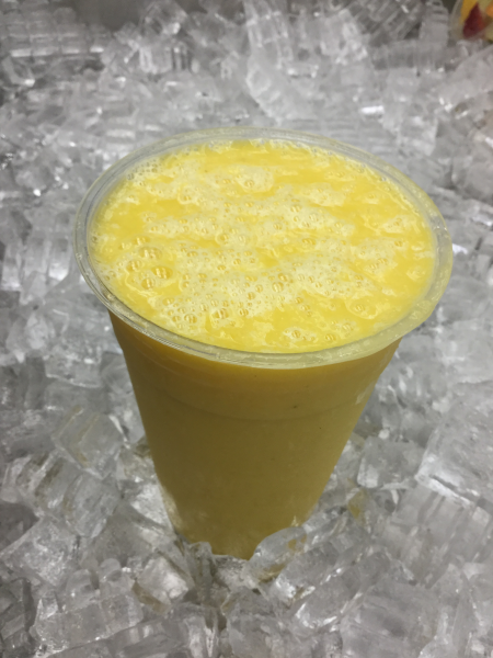 Order Coconut, Pineapple, Orange and Banana blended with ice food online from Juice Bar Plus store, New York on bringmethat.com