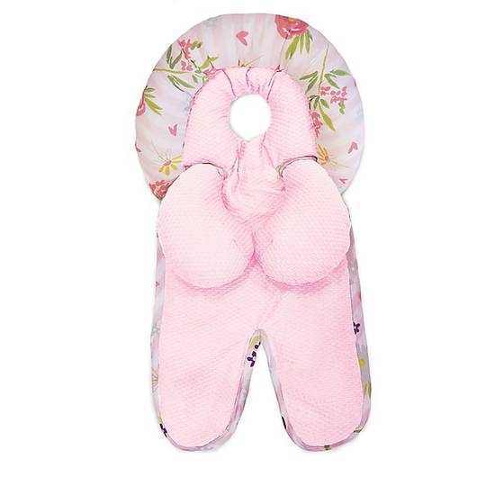 Order Boppy® Reversible Head and Neck Support in Pink Stripe Flowers food online from Bed Bath & Beyond store, Lancaster on bringmethat.com