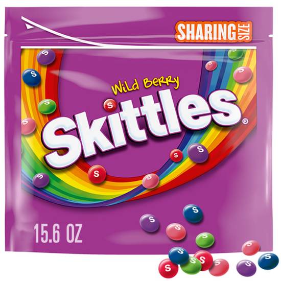 Order SKITTLES Wild Berry Chewy Candy, Sharing Size, 15.6 oz Bag food online from CVS store, LA QUINTA on bringmethat.com