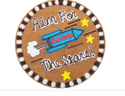 Order Aim For The Stars! - S3004 food online from Cookie Co store, Longview on bringmethat.com
