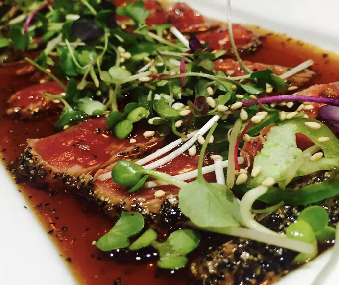 Order Tuna Tartar food online from Saga Sushi store, Lakeville on bringmethat.com
