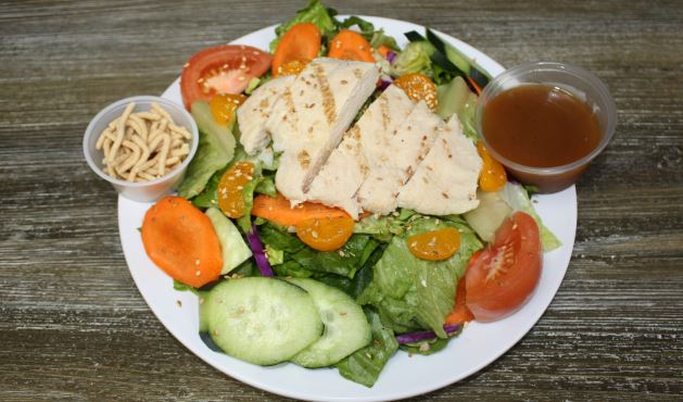 Order Chicken Asian Salad food online from Bagel Street Cafe Danville store, Danville on bringmethat.com