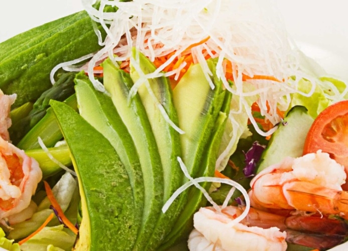Order Shrimp Avocado Salad food online from Jasmine Thai Cuisine & Sushi Bar store, Paducah on bringmethat.com