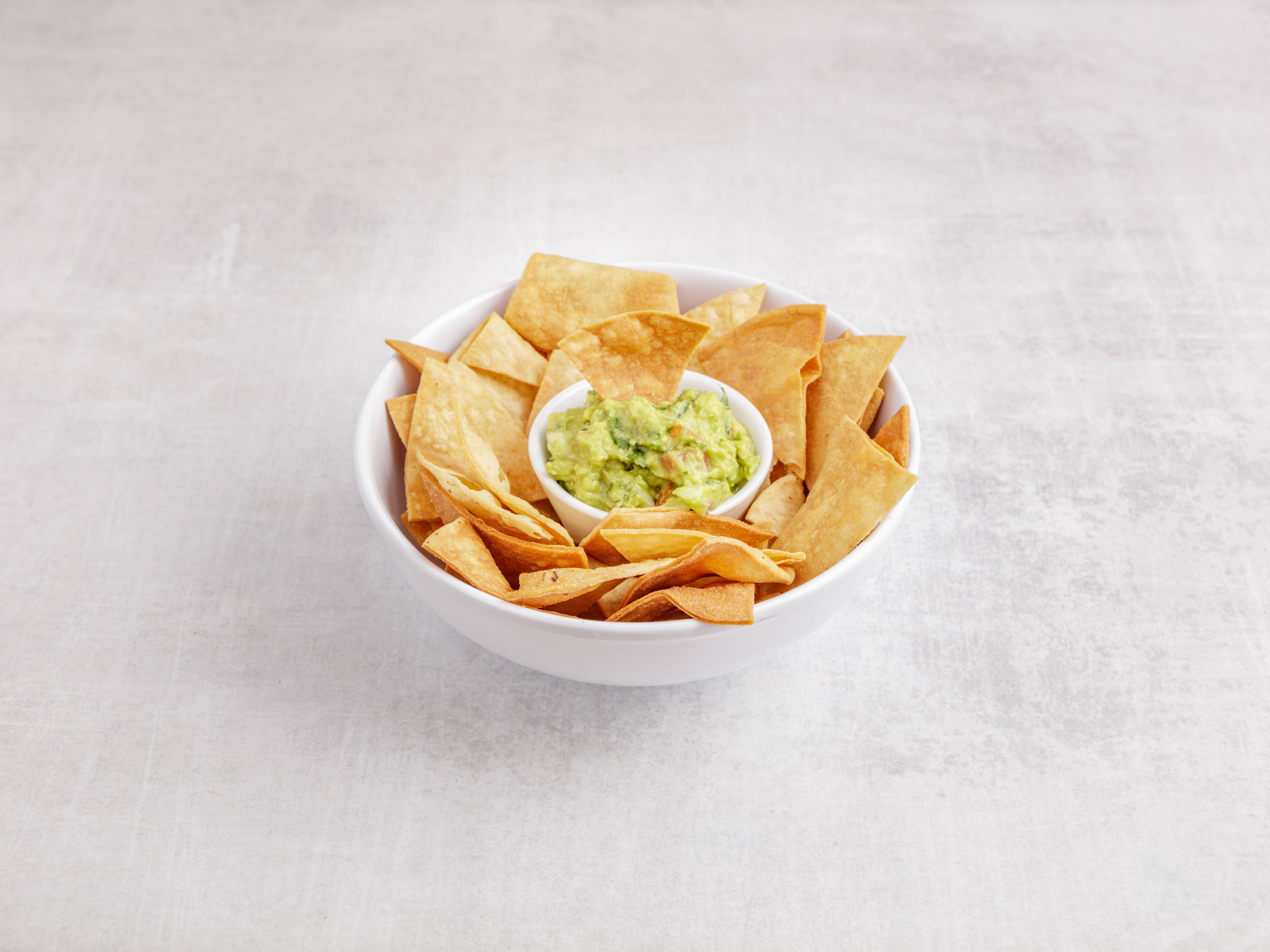 Order 17A. Guacamole and Chips food online from El Chapin 2 store, Trenton on bringmethat.com
