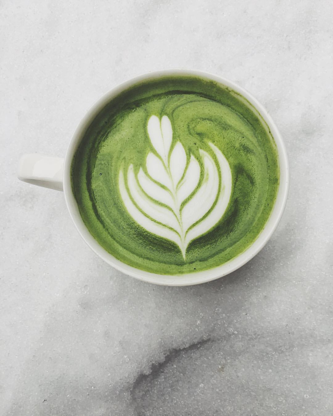 Order Matcha Green Latte food online from Hastings Tea & Coffee store, White Plains on bringmethat.com