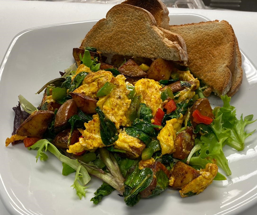 Order Veggie Scramble food online from Collective Cafe store, Matthews on bringmethat.com
