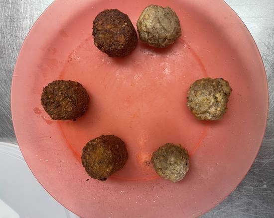 Order Meatballs (3 pcs) and Falafel Balls (3 pcs) food online from Kennedy Fried Chicken store, Monticello on bringmethat.com