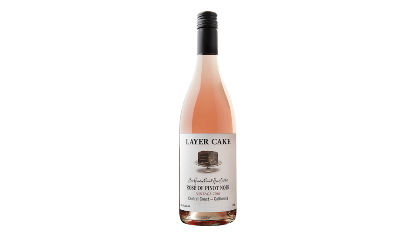 Order Layer Cake Rosé of Pinot Noir 750ml Bottle food online from Village Commons Liquor store, Camarillo on bringmethat.com