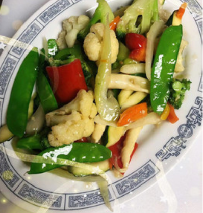 Order 63. Mixed Chinese Vegetable food online from Little Hunan Chinese Restaurant store, Kearny on bringmethat.com