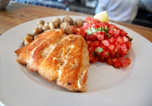 Order Fresh Grilled Salmon food online from Rosti Tuscan Kitchen store, Santa Monica on bringmethat.com