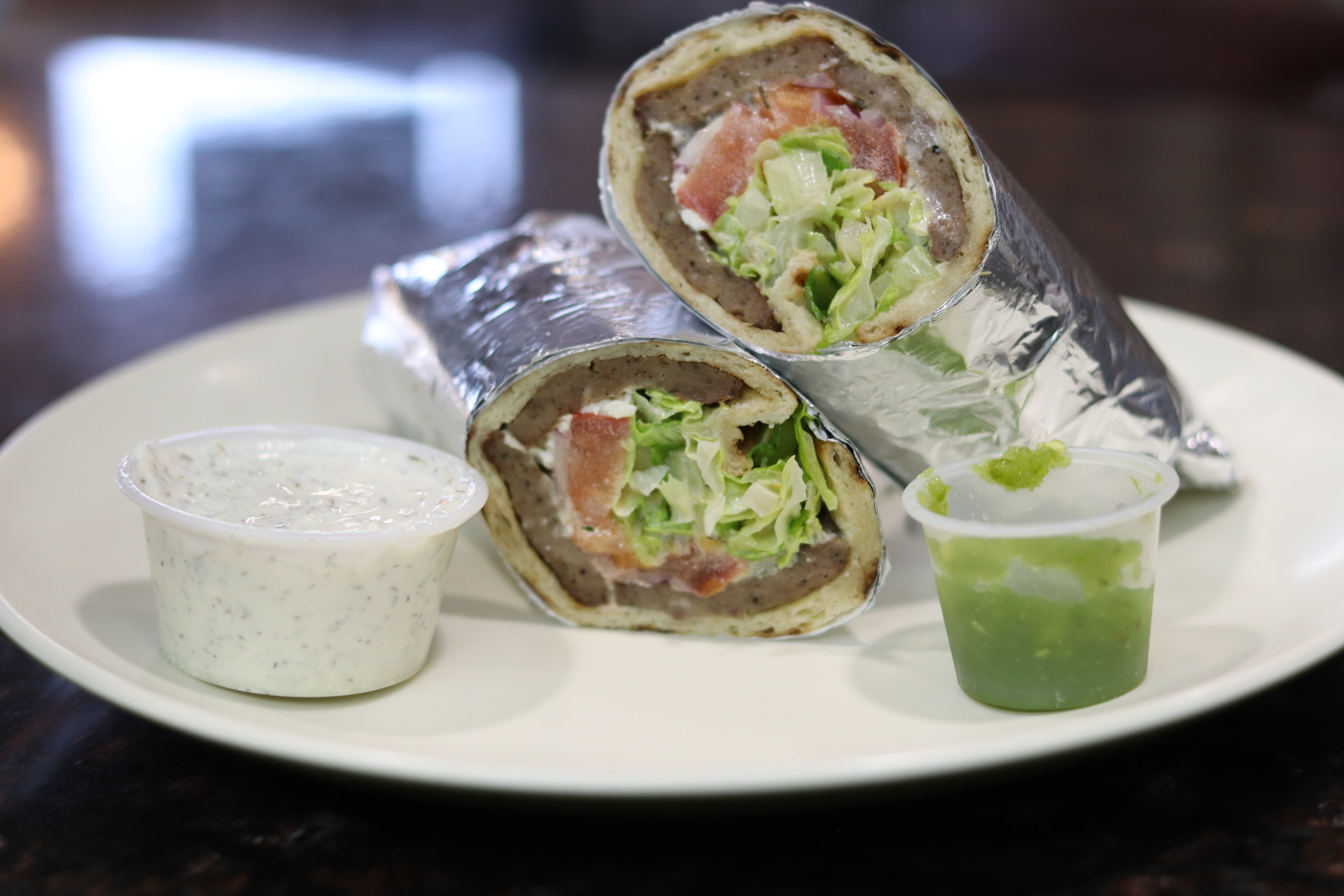Order Gyro Wrap - Wrap food online from The Village Grille store, Great Falls on bringmethat.com