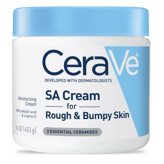 Order CeraVe Renewing SA Cream for Extremely Dry Rough and Bumpy Skin, 16 OZ food online from CVS store, FRANKFORT on bringmethat.com