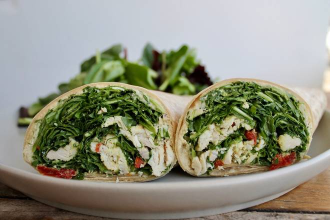 Order Turkey Wrap food online from The Source Cafe store, Hermosa Beach on bringmethat.com