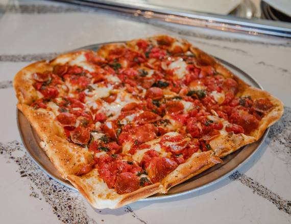 Order Grandma’s Pizza (16") food online from Blue Moon Pizza store, Sandy Springs on bringmethat.com