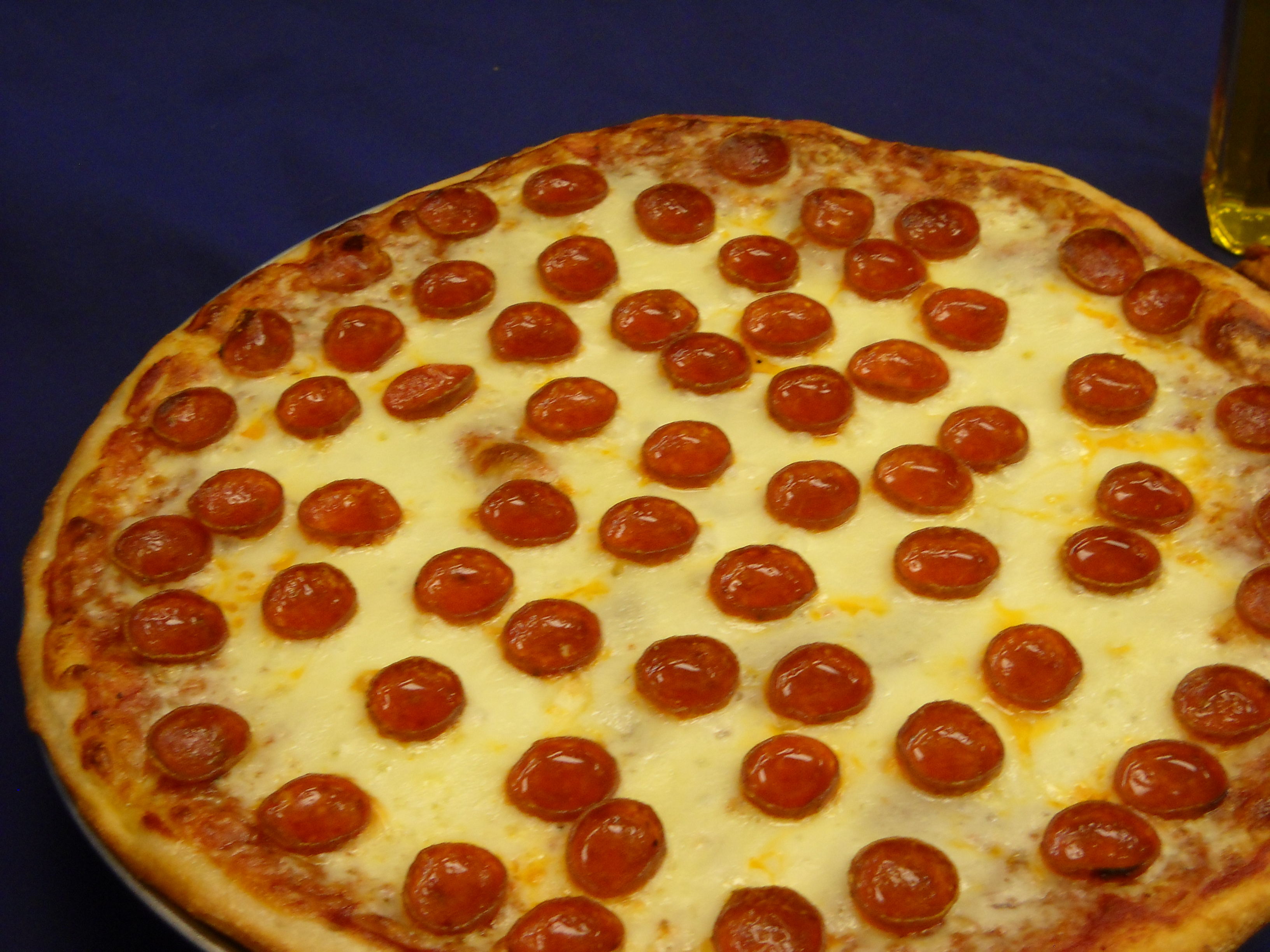 Order Cheese & Pepperoni Pizza food online from Calz Pizza Subs & Chicken Wings store, Virginia Beach on bringmethat.com