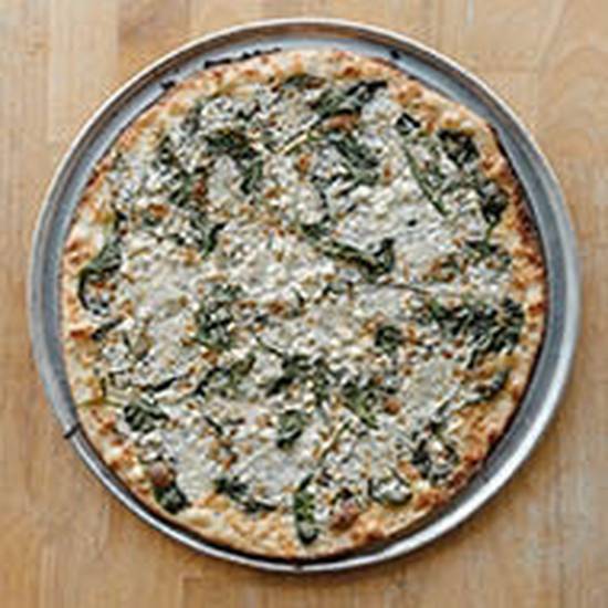 Order Large White Spinach food online from Upper Crust Pizzeria store, Beverly Hills on bringmethat.com