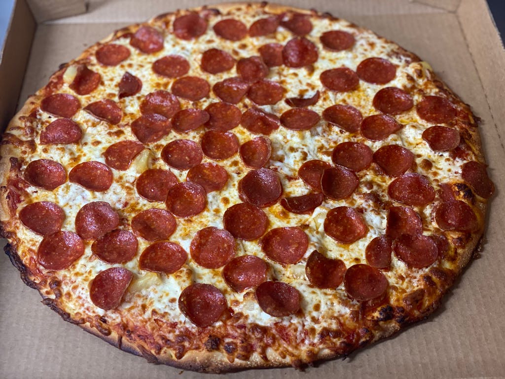 Order 1-Topping Pizza - Small 10" (6 Slices) food online from Ritas Pizzeria store, Clearfield on bringmethat.com