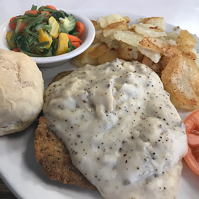 Order Country Fried Steak food online from The Bomber store, Ypsilanti on bringmethat.com